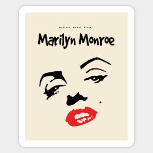 Marilyn Monroe hollywood Old Film Actress Sticker